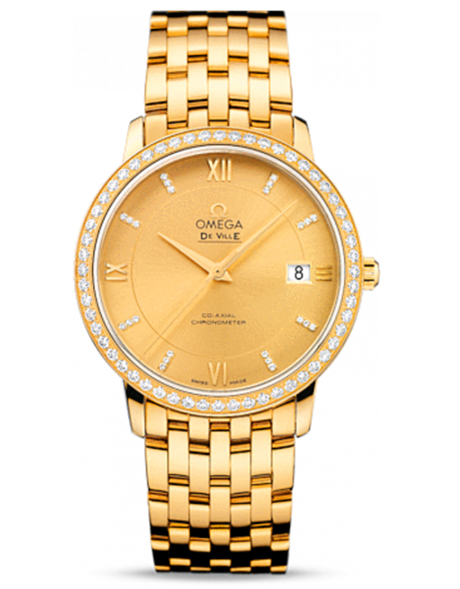 Omega de ville Gold женские